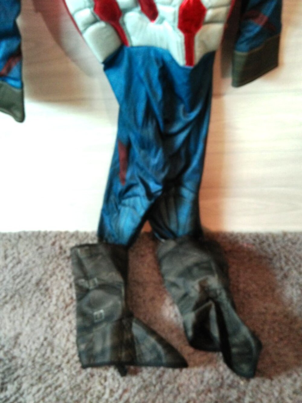 Halloween Costume Captain America Civil War Size Large (10-12) w/Mask NEW Rubies - Picture 3 of 6